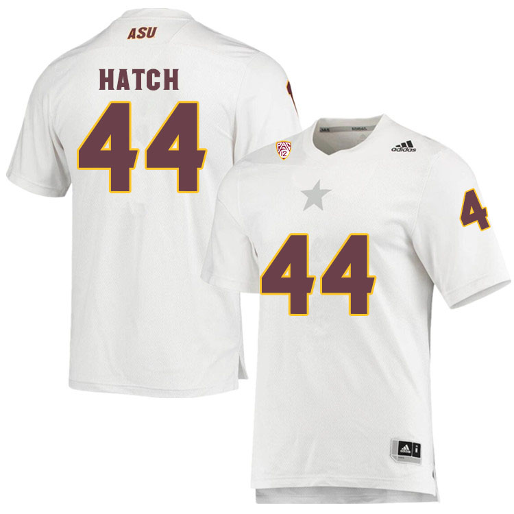 Men #44 Case HatchArizona State Sun Devils College Football Jerseys Sale-White - Click Image to Close